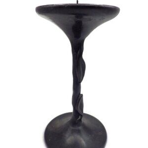 Illuminations Metal Pillar Candle Stand/ Holder/ Vine and Leaves